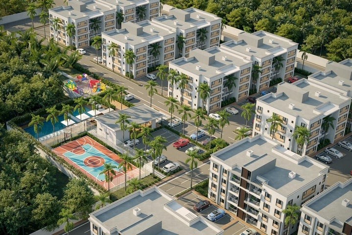 apartamentos - VENTA DE PROYECTO  CIUDAD JUAN BOSCH #24-2002 tres dormitorios, áreas sociales.
 6