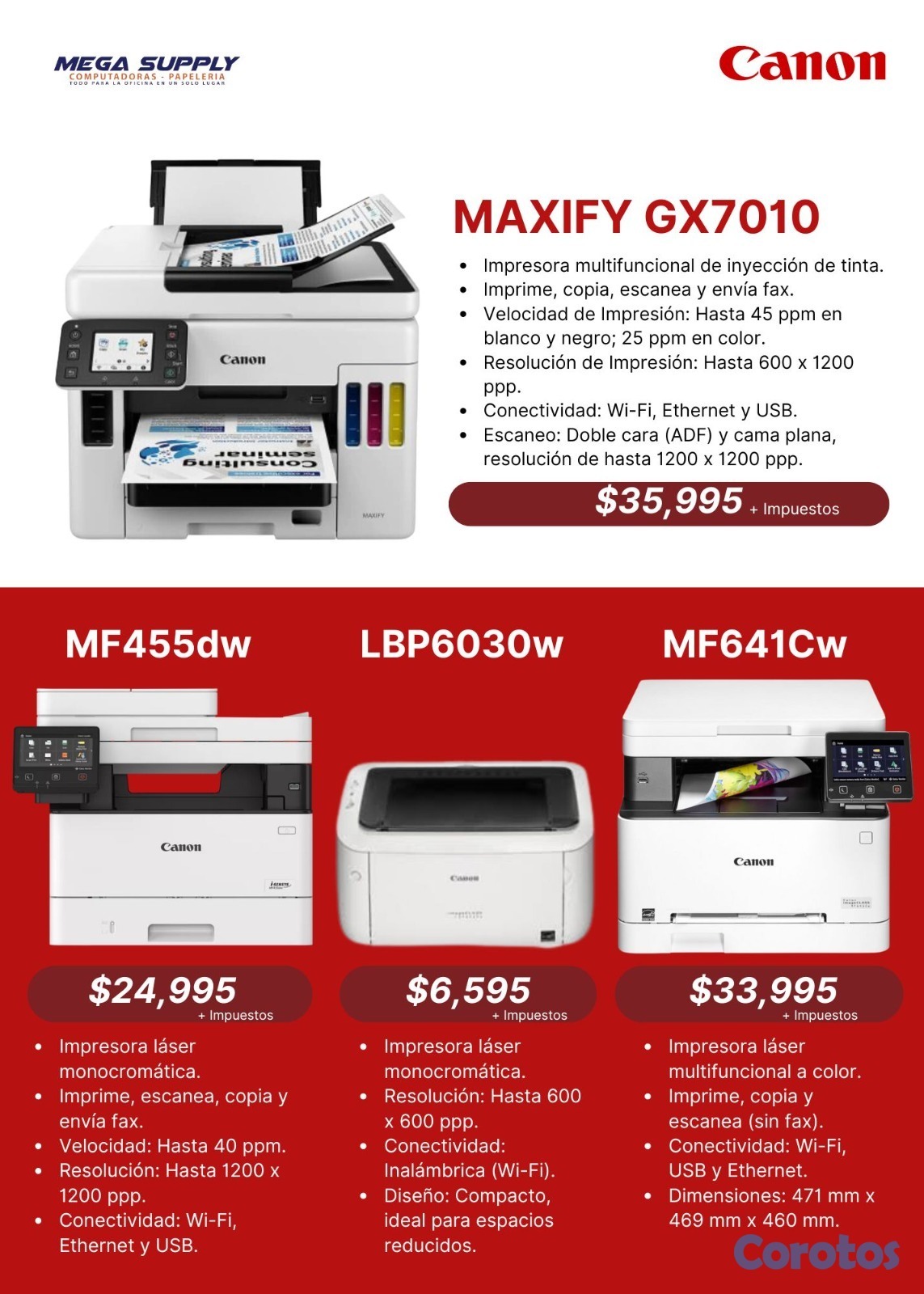 impresoras y scanners - MULTIFUNCIONALES, Y IMPRESORAS LASER   1