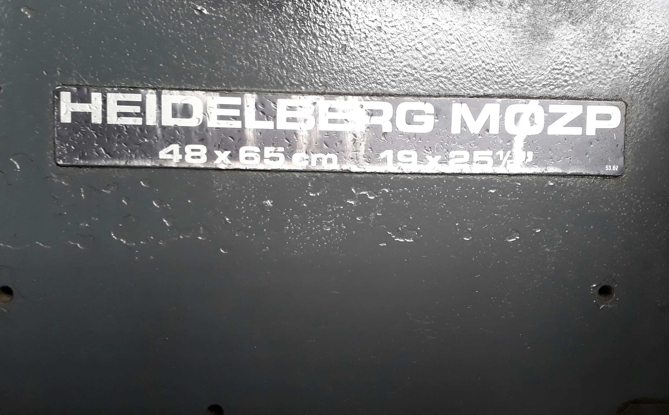 equipos profesionales - Se vende Prensa Heidelberg MOZP – US$10,000 0