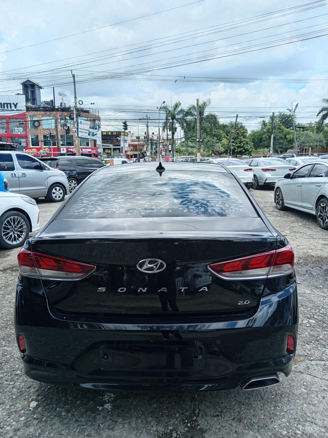 carros - HYUNDAI SONATA NEW RISE 2019 NEGRO GASOLINA 3