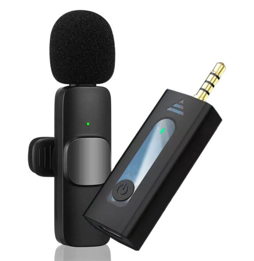 accesorios para electronica - Microfono inalambrico con conector 3.5 mm para telefono, tablet 3
