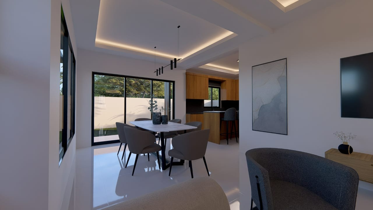 casas - Hermosa Casa en Proyecto Cerrado -Tamboril 3