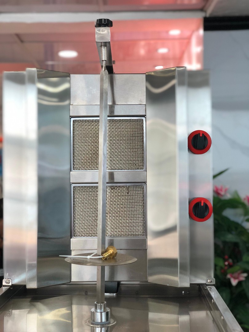 equipos profesionales - Asador kebab shawarma quemadora horno freidora de carnes 4