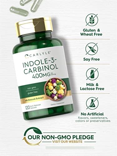 Salud y Equipamiento Médico - Indol-3-carbinol (i3c) 400 Mg 120 Cap Carlyle 4