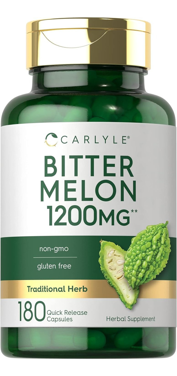 Salud y Equipamiento Médico - Capsulas De Melon Amargo 1200 Mg Carlyle 0
