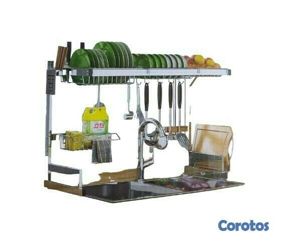 cocina - Escurridor de platos de 2 niveles 1