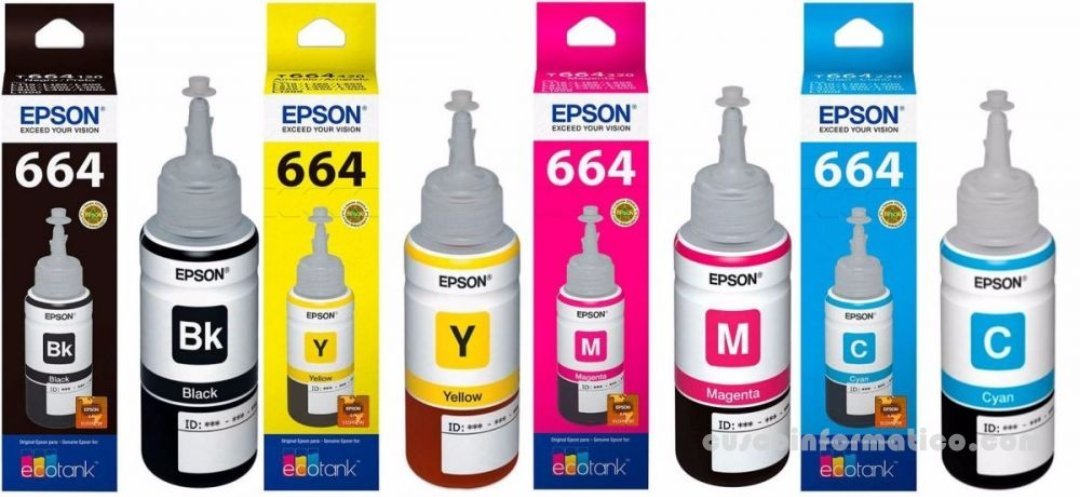 impresoras y scanners - BOTELLA DE TINTA EPSON 664  PRECIO POR COLOR  0