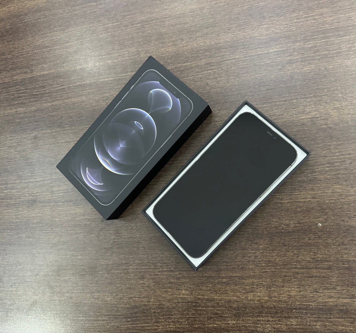 celulares y tabletas - iPhone 12 Pro Max 128GB en su Caja, Graphite, Desbloqueado, RD$ 31,500 NEG 1