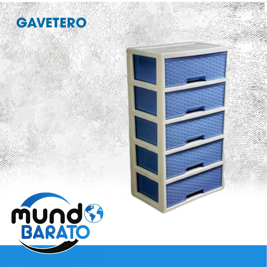 decoración y accesorios - Gavetero Plastico 5 y 6 gavetas, compartimientos. 1