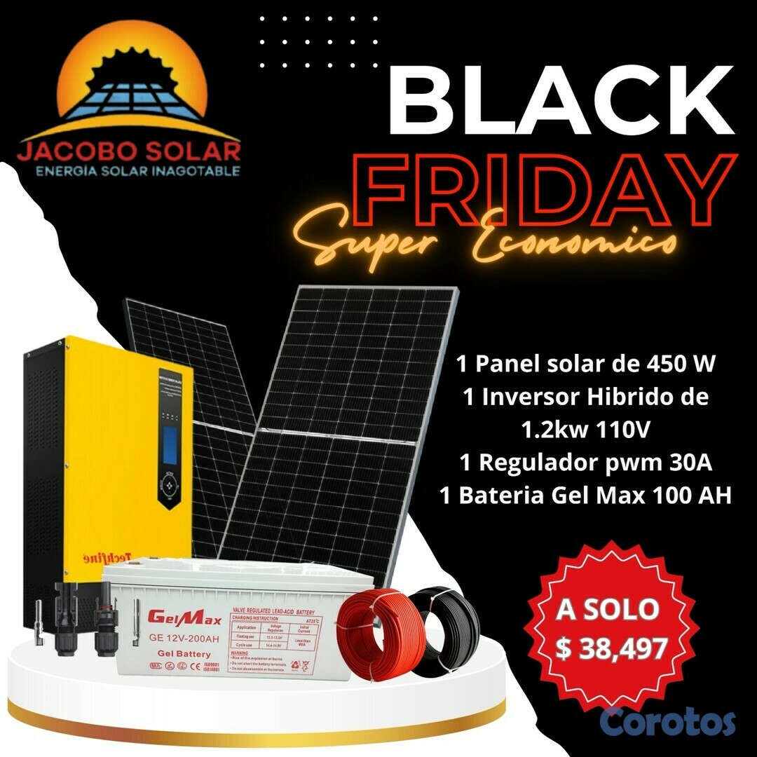 plantas e inversores - aprovecha estos combos  de energía solar 