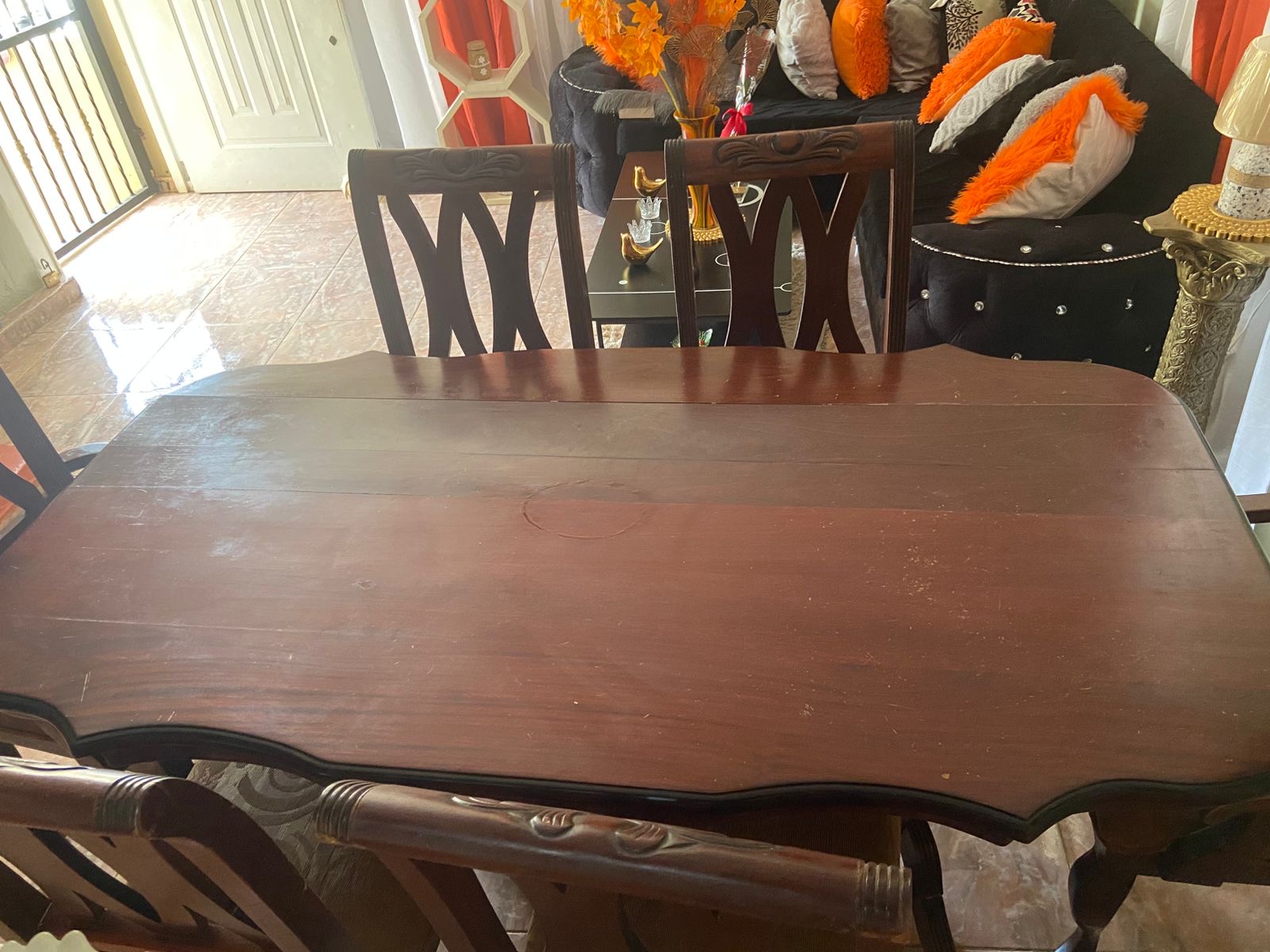 cocina - COMEDOR CAOBA 100% 6 SILLAS 3