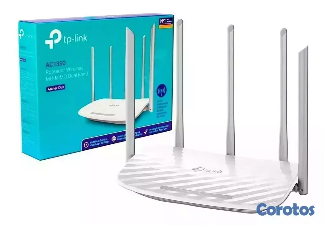 computadoras y laptops - ROUTER TP-LINK TL-ARCHER C60 AC1350  2
