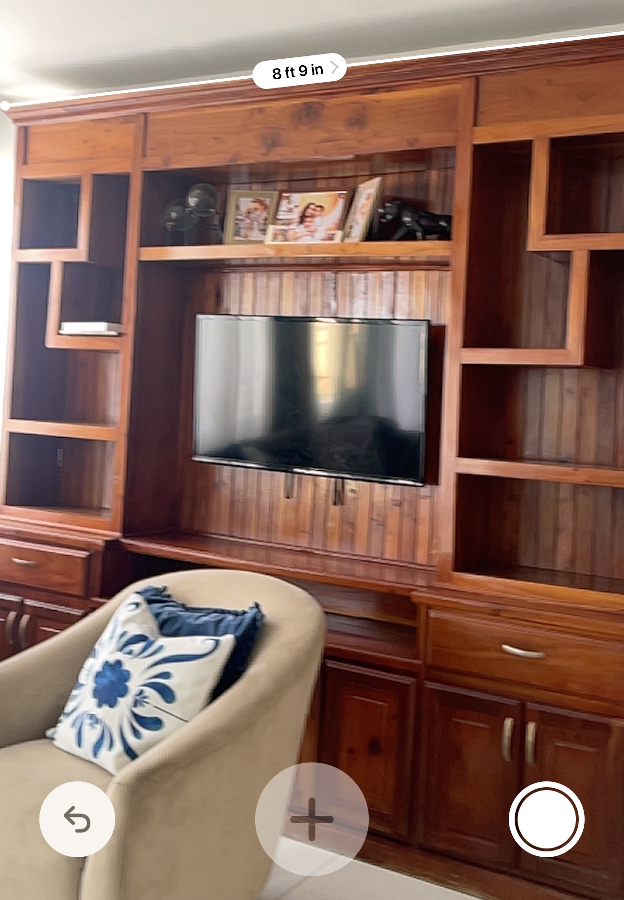 decoración y accesorios - Estante en caoba  1