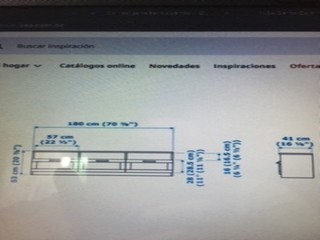 muebles y colchones - BRIMNES IKEA
Banco para TV, negro 0
