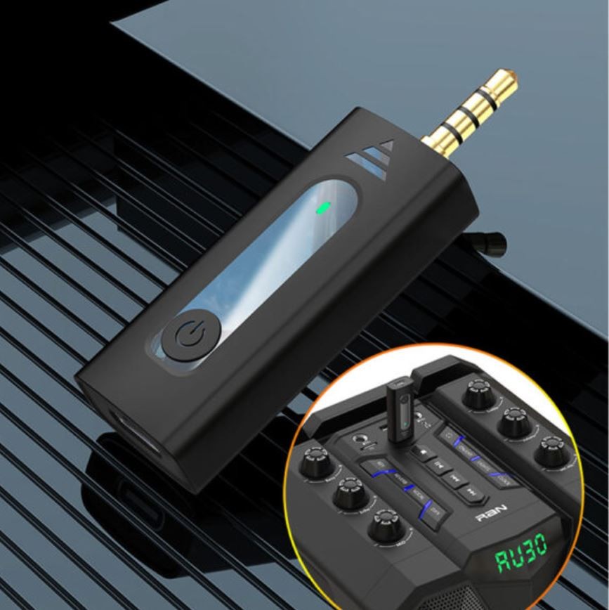 accesorios para electronica - Microfono inalambrico con conector 3.5 mm para telefono, tablet 4