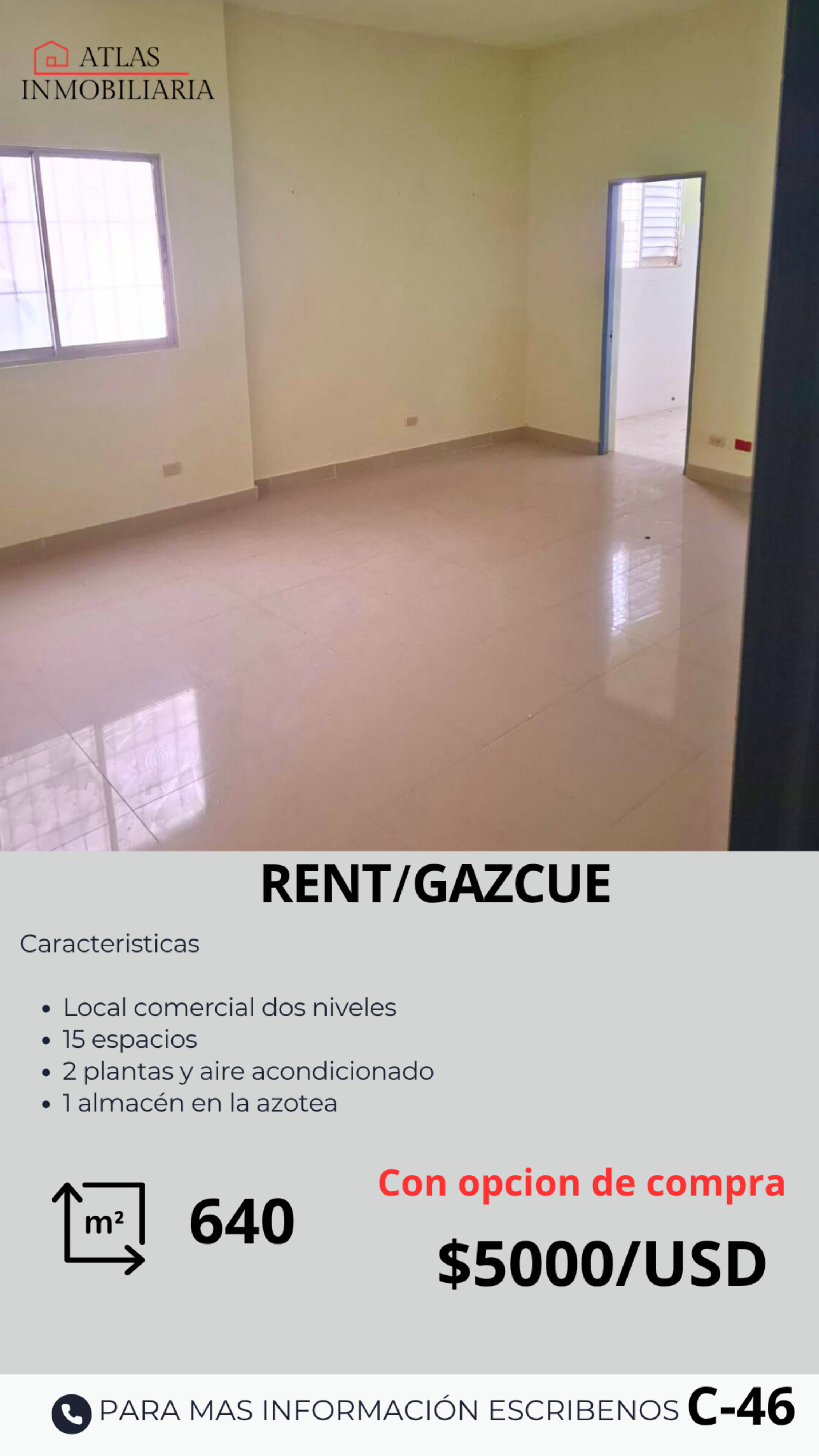 oficinas y locales comerciales - LOCLA COMERCIAL EN GAZCUE