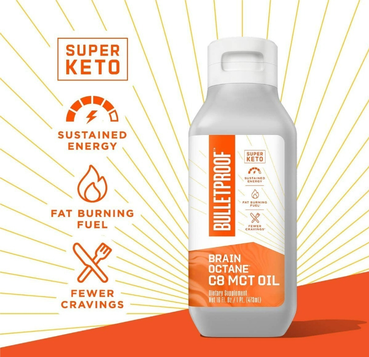 Salud y Equipamiento Médico - Aceite Octano Cerebral Fuente Confiable de Rápida Energia 16 Oz 5