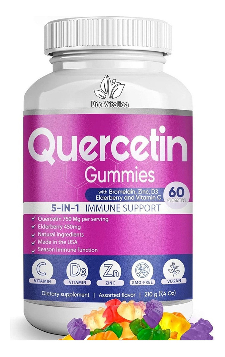 Salud y Equipamiento Médico - Quercetina 60 Gomas Biovitalica 0