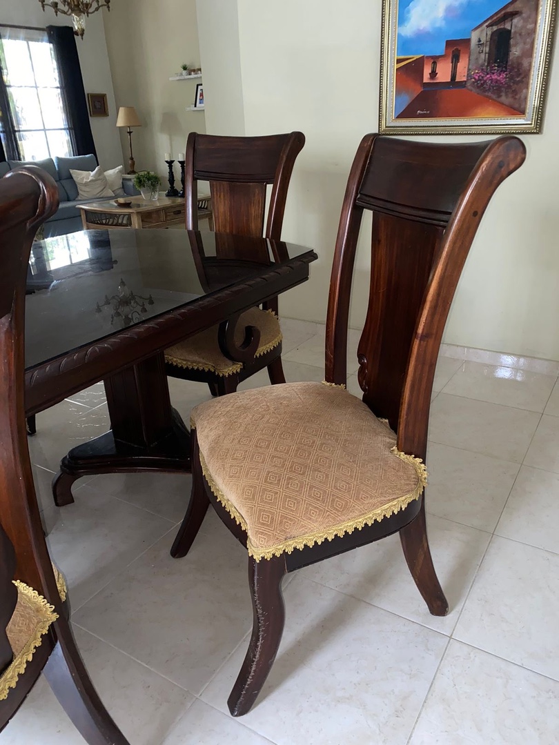 muebles y colchones - Juego de comedor 4