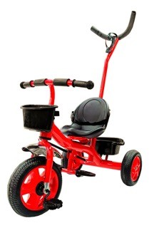 juguetes - Triciclo Para Niños con Barra de Empuje  6
