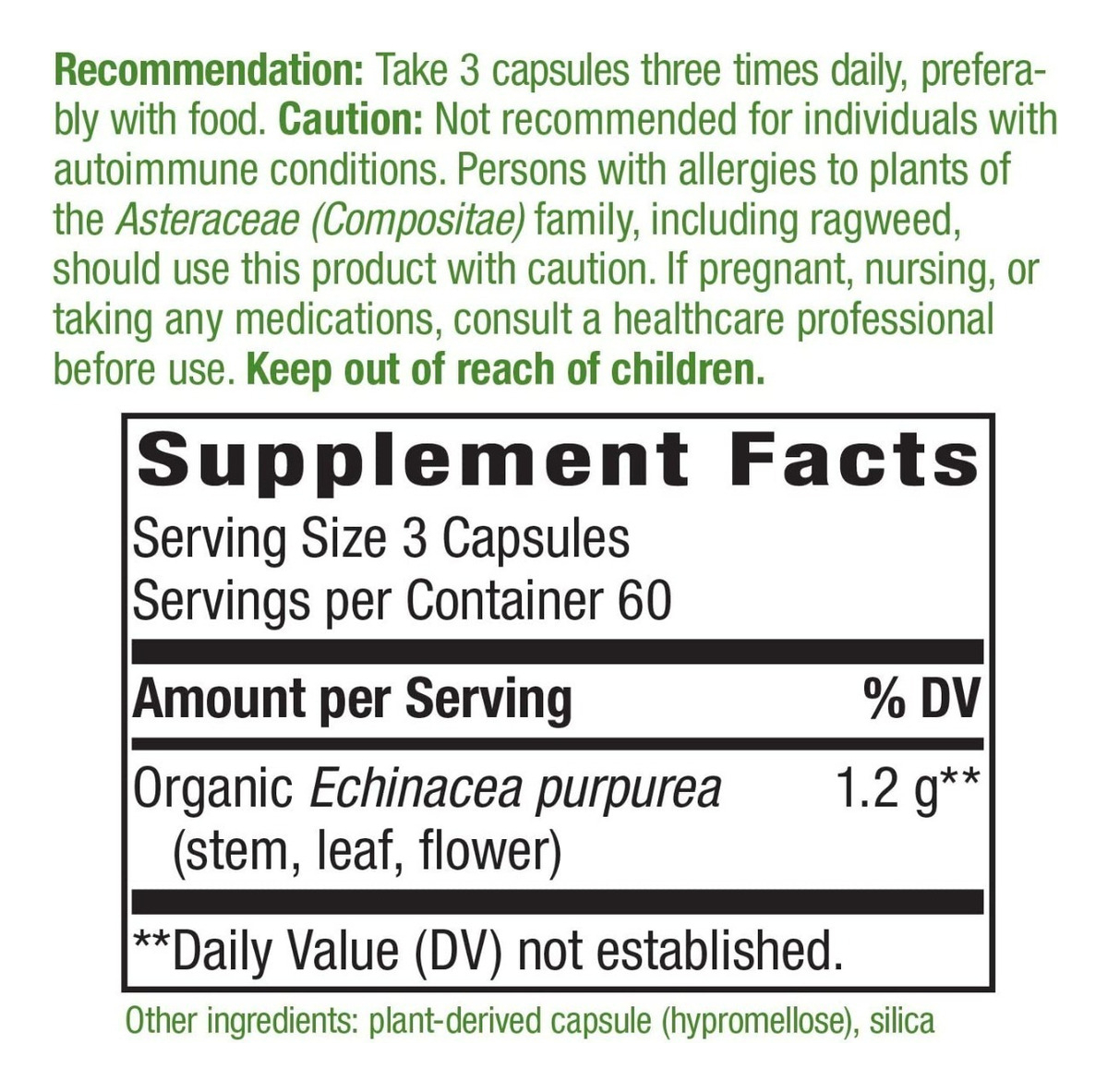 Salud y Equipamiento Médico - Equinacea 1200 Mg Nature S Way - U - Unidad A $1233 1