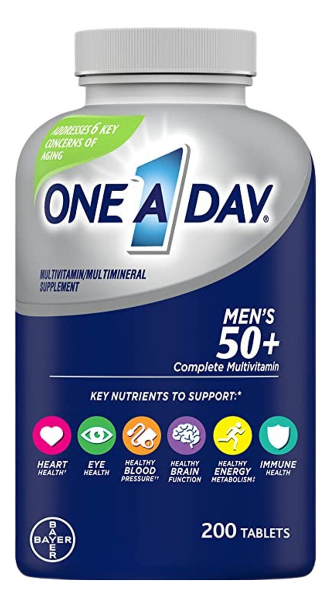 Salud y Equipamiento Médico - Multivitaminico Hombres 200 Tab - - Unidad A $1454 0