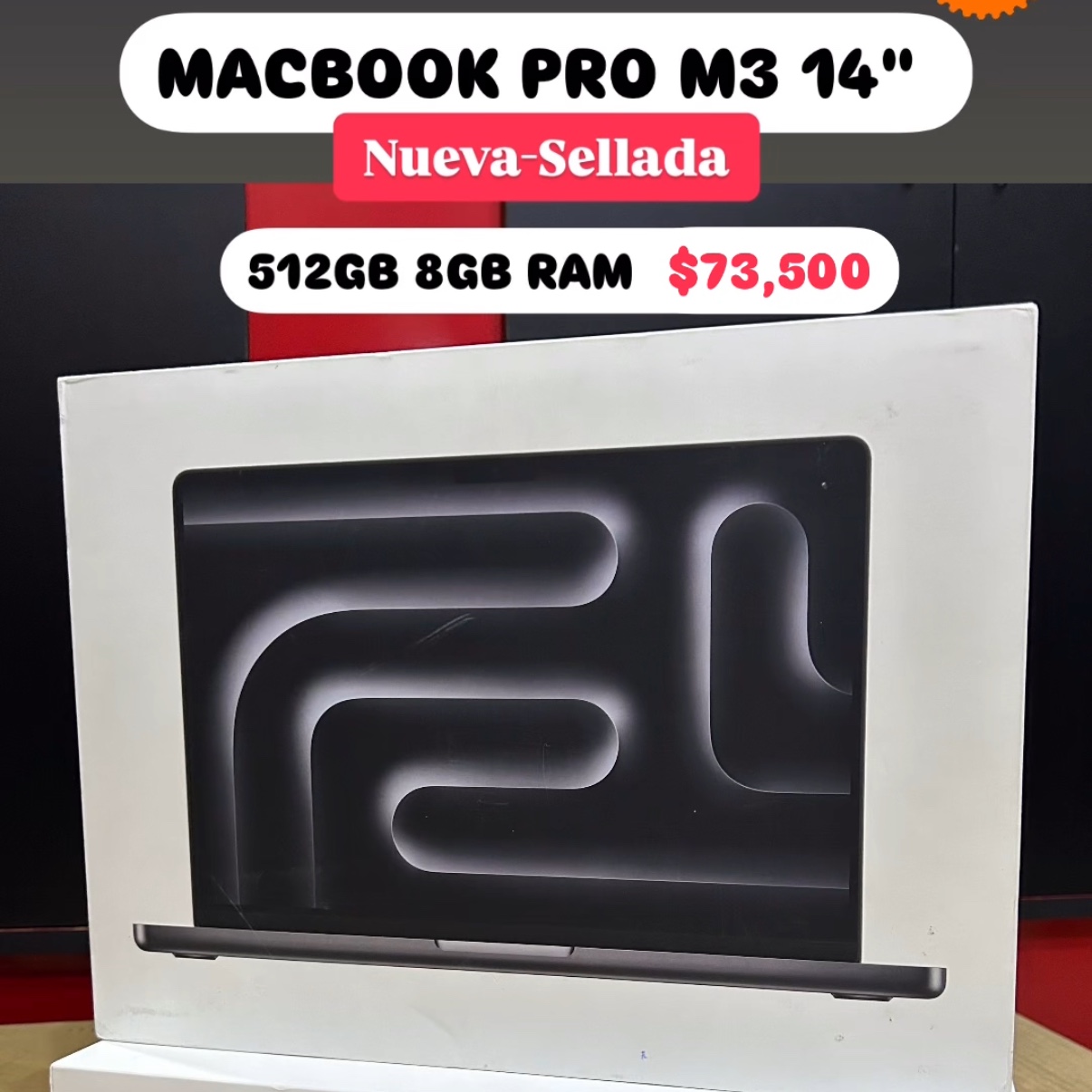 computadoras y laptops - OPORTUNIDAD !! MacBook Pro M3 14" 512GB 8GB RAM  SELLADAS 🔥‼️ 0