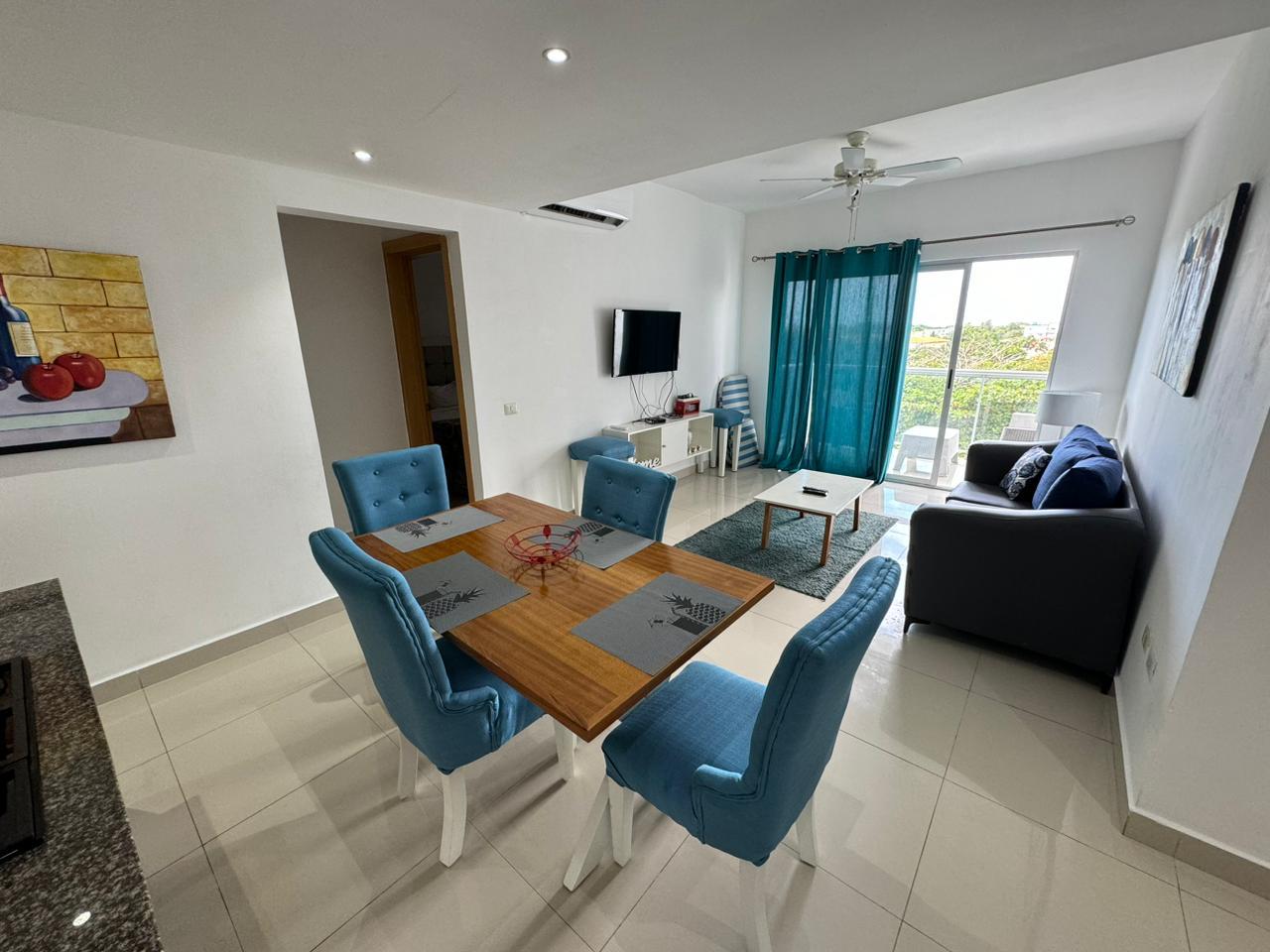 apartamentos - Apartamento Amueblado en Boca Chica 1
