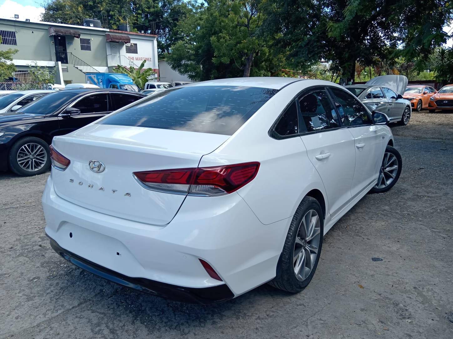 carros - HYUNDAI SONATA NEW RISE 2019 BLANCO 2