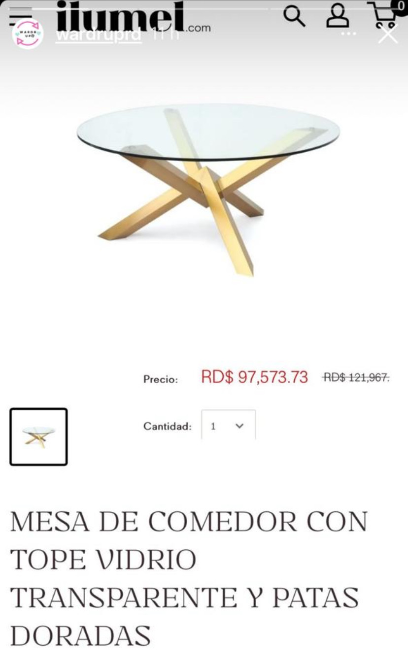 muebles y colchones - vendó solamente mesa de comedor comprada en ilumel 3