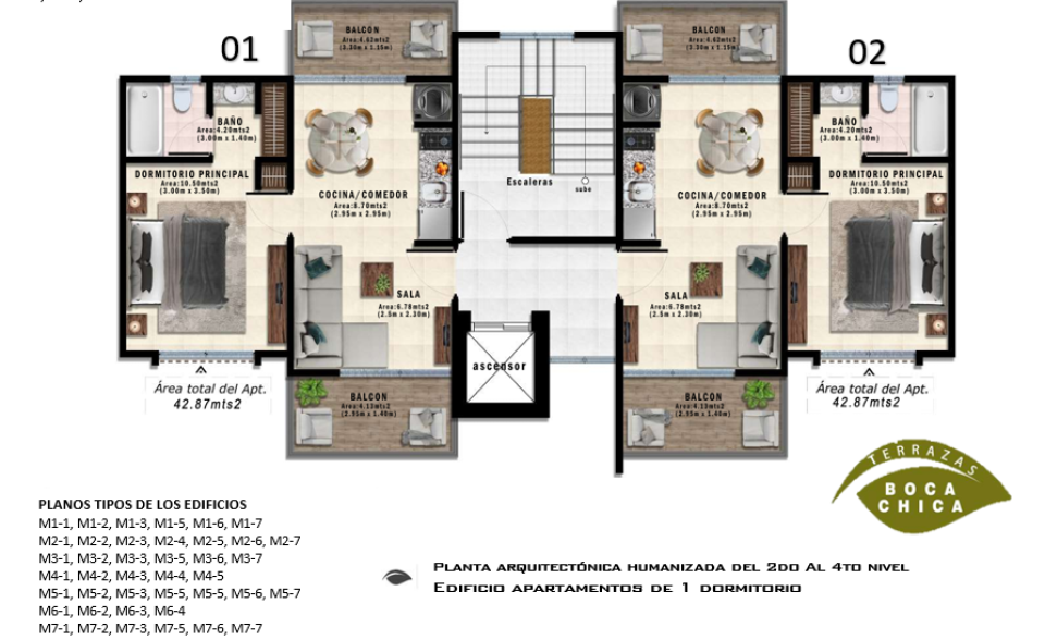apartamentos - Proyecto en venta en Boca chica  8