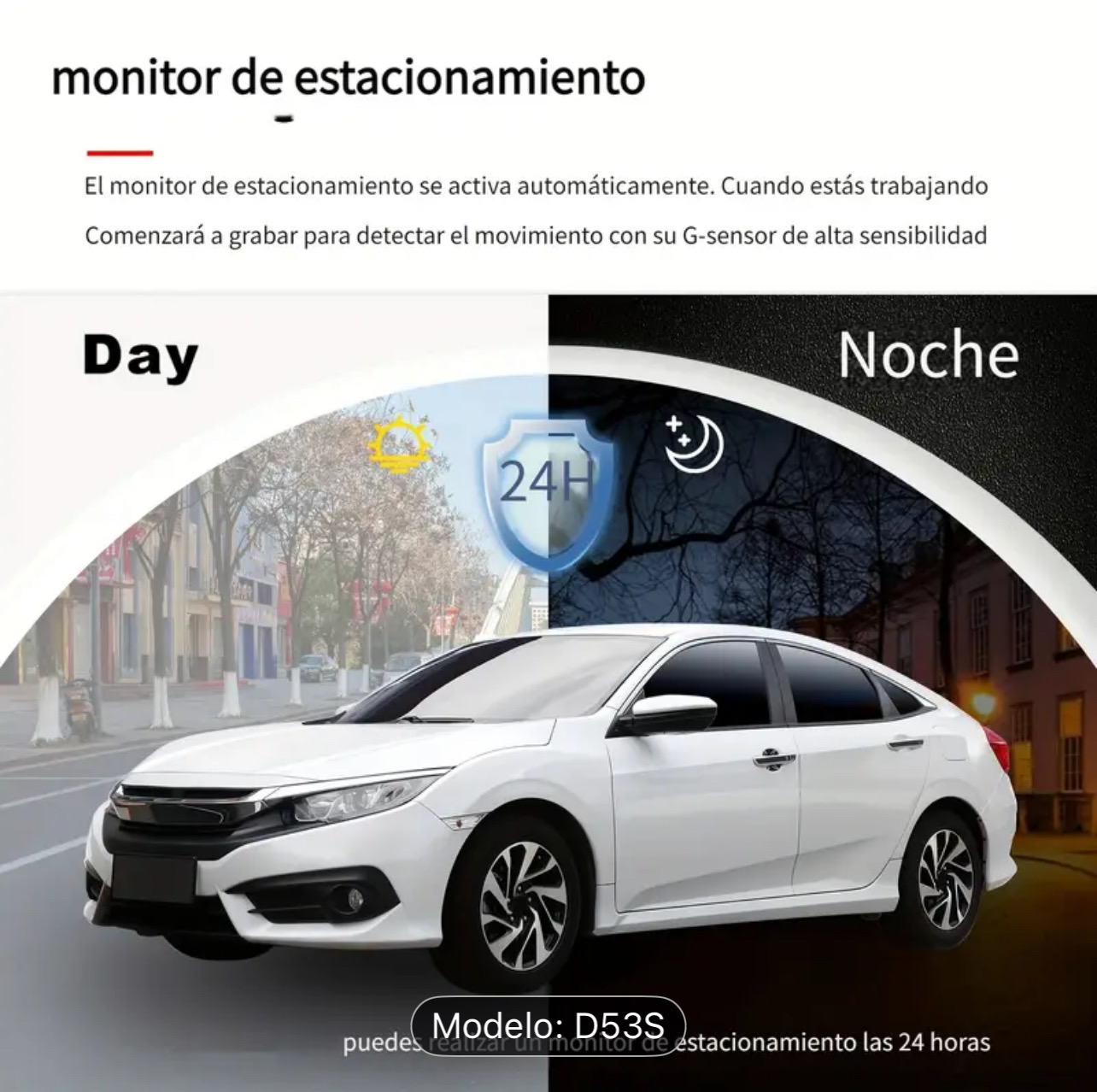 camaras y audio - Cámara para auto con lente dual frontal e interior. 3