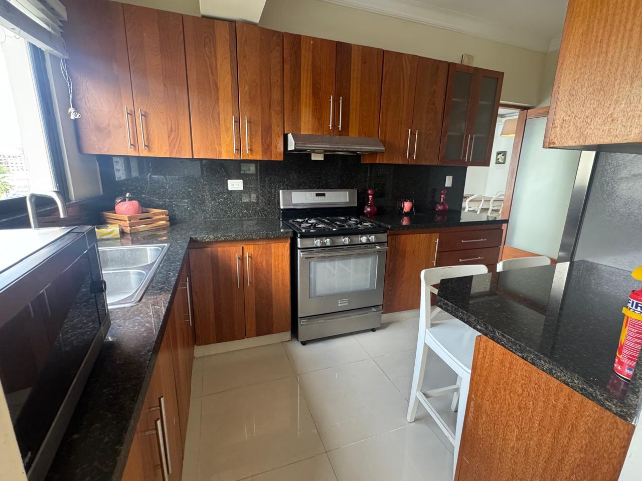 apartamentos - Amueblado Full En Piantini Piso Alto 3