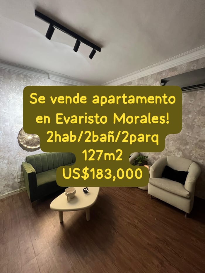 apartamentos - Venta de apartamento en Evaristo Morales 0