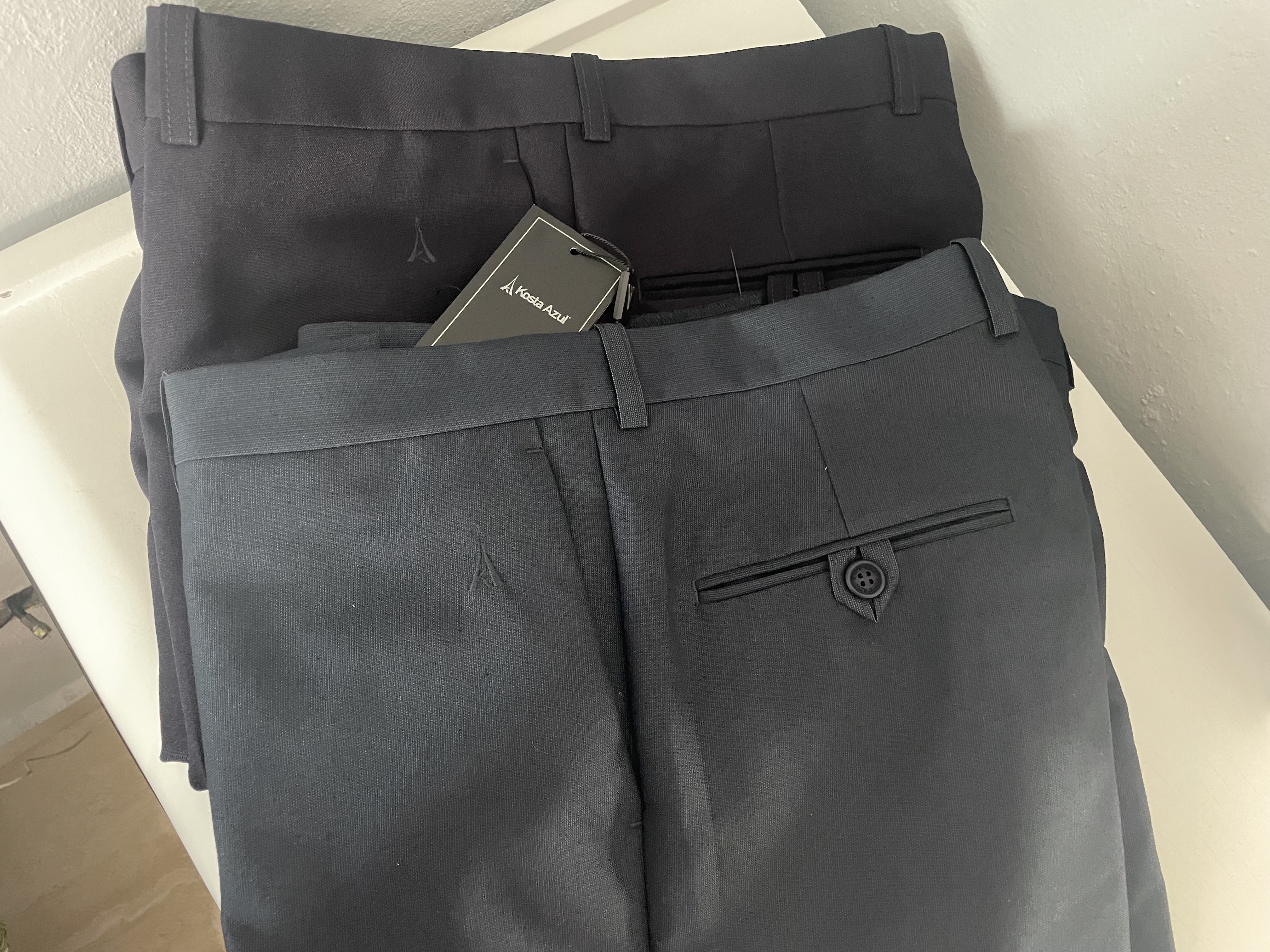 ropa para hombre - Camisas marca kosta azul talla L grande 2