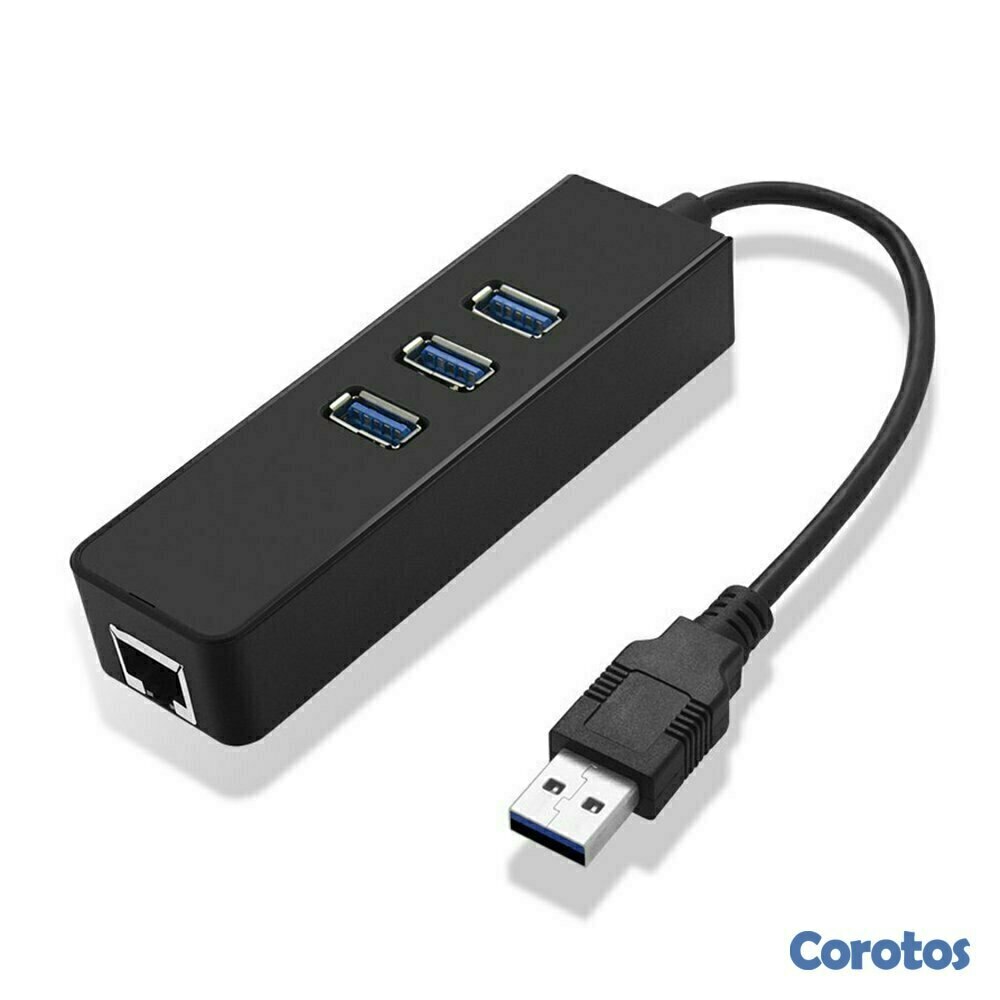 accesorios para electronica - Adaptador USB 2.0 a red - Ethernet y Hub USB 1