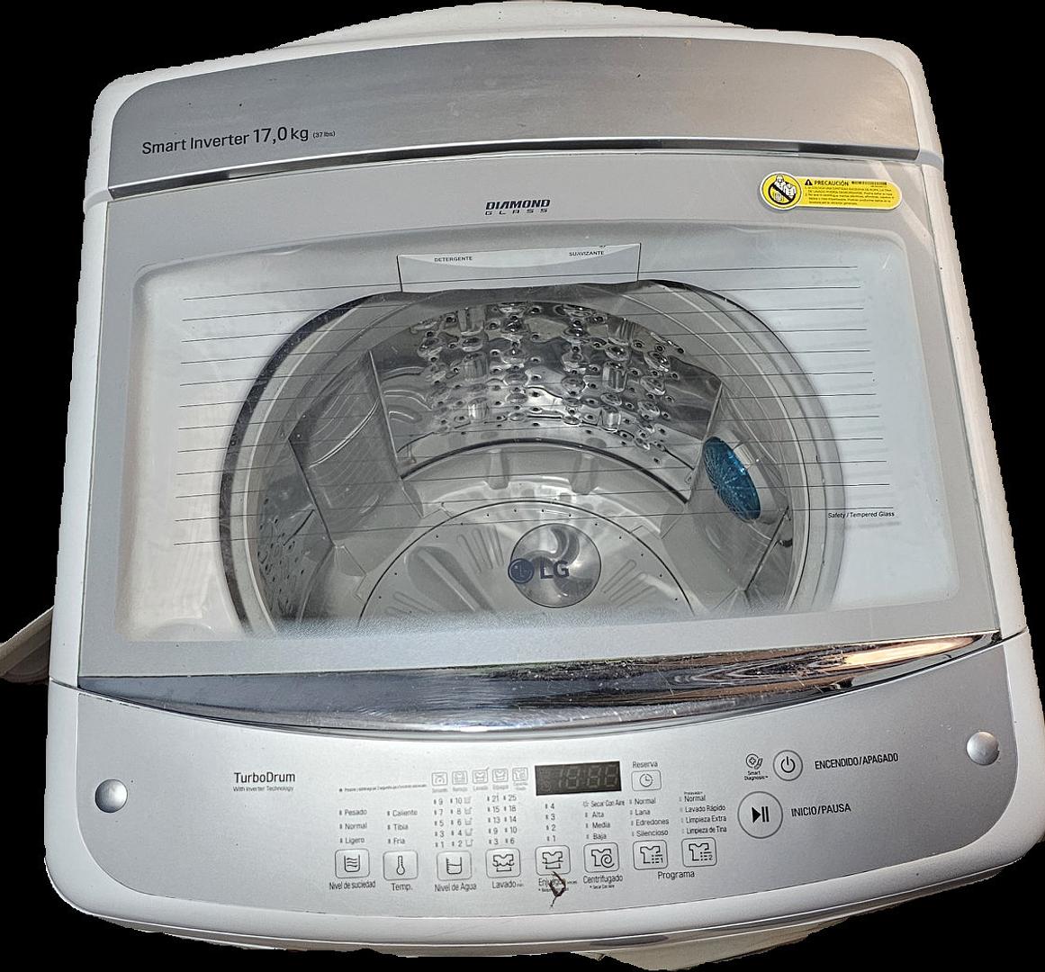 electrodomesticos - Lavadora LG Inverter 17KG