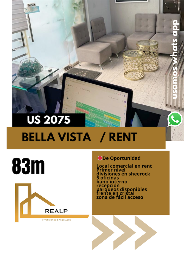 oficinas y locales comerciales - Local comercial en Bella vista  0