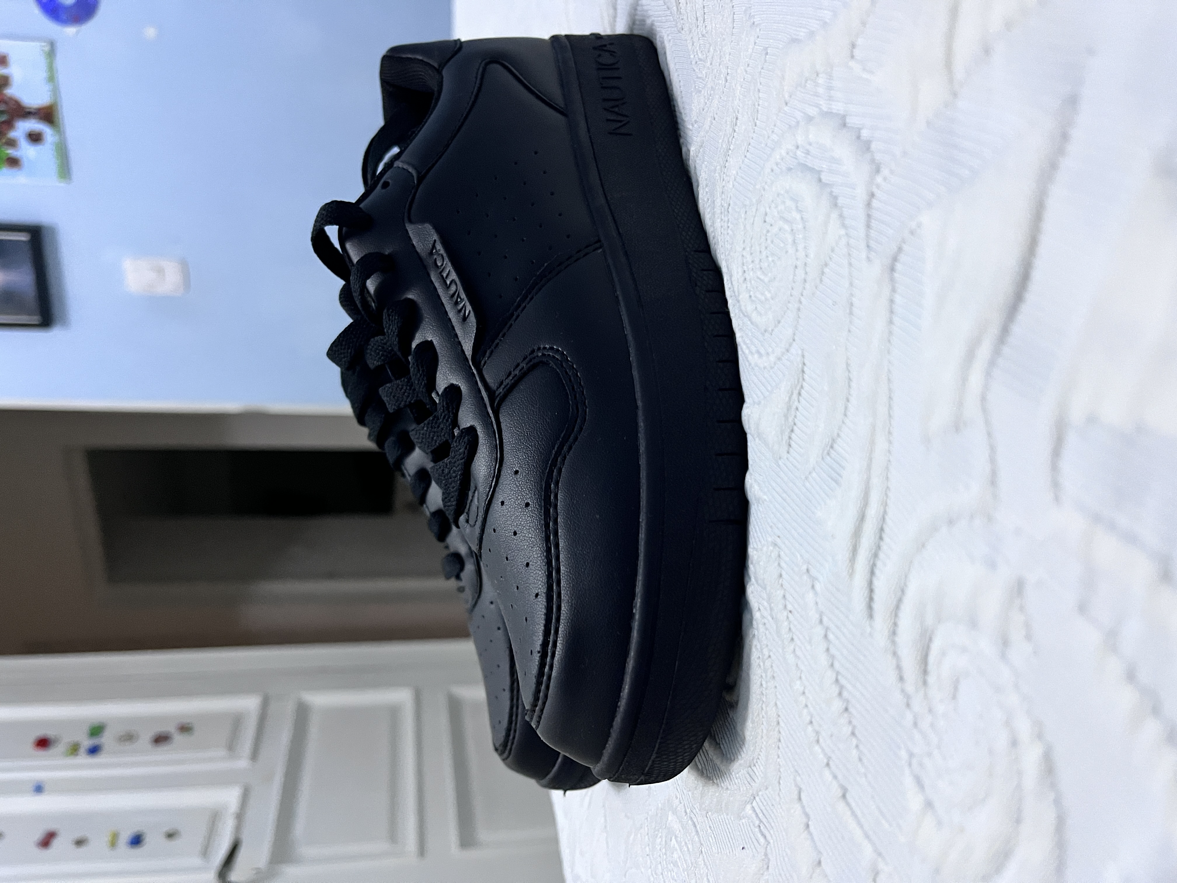 ropa y zapatos - Tenis niños Nautica negros 5