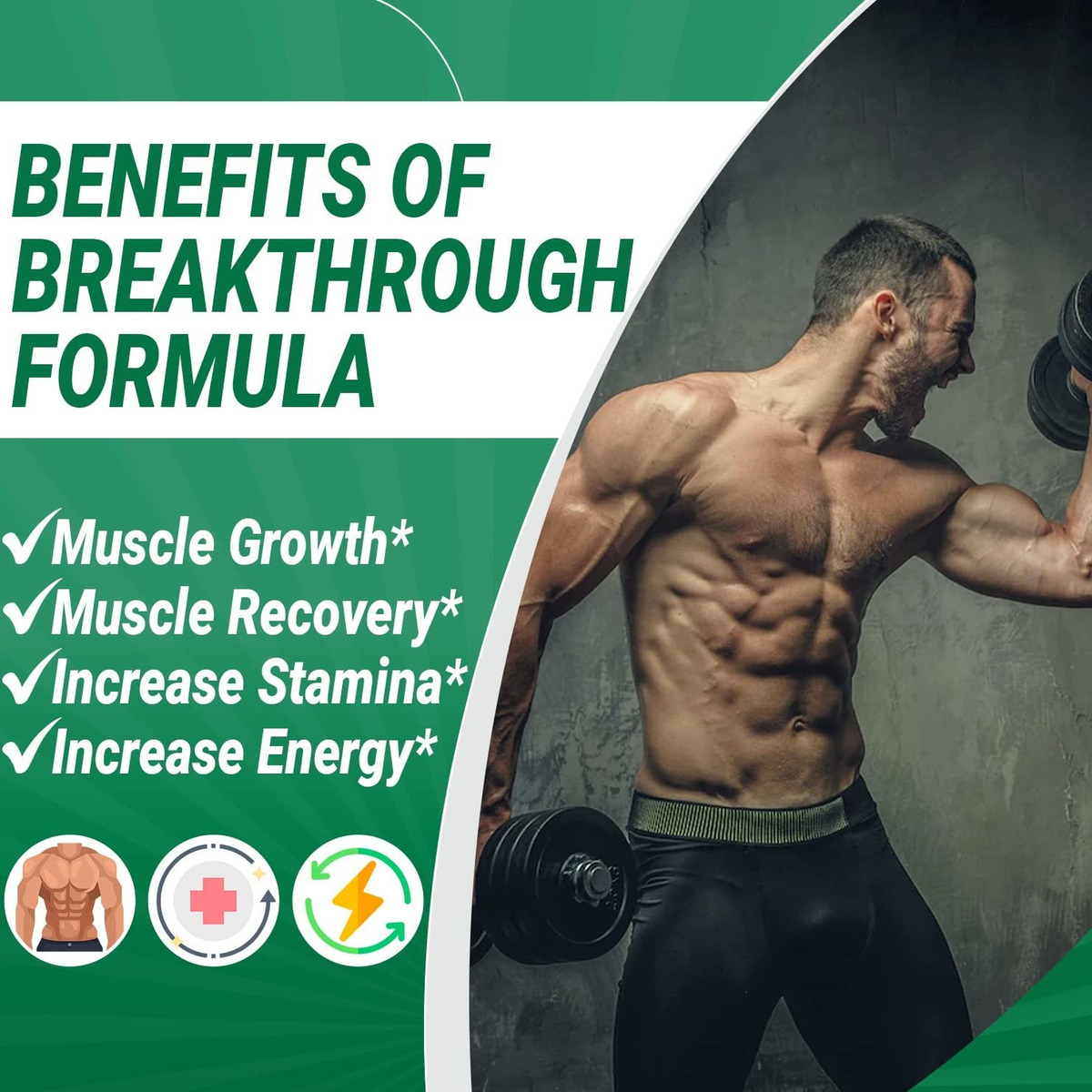 Salud y Equipamiento Médico - 12200mg Monohidrato De Creatina - Ultra Muscle Builder 4