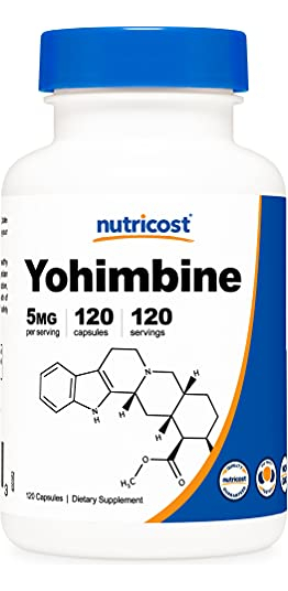 Salud y Equipamiento Médico - Nutricost Hcl 5 Mg, 120 Capsulas Yohimbina Fuerza Extra 1