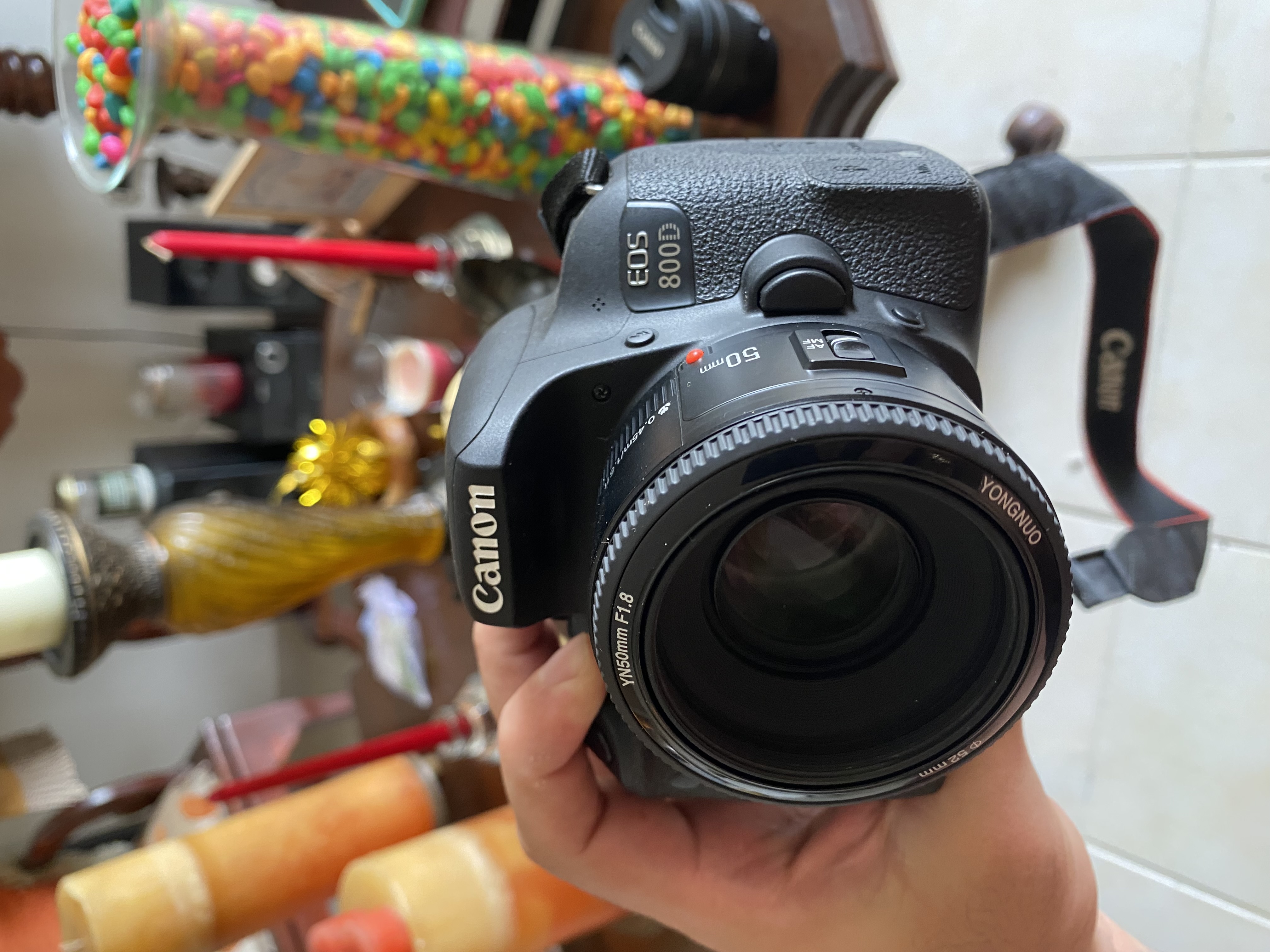 camaras y audio - $30,000 - CANON 800D + 2 lentes + micro + mochila 0