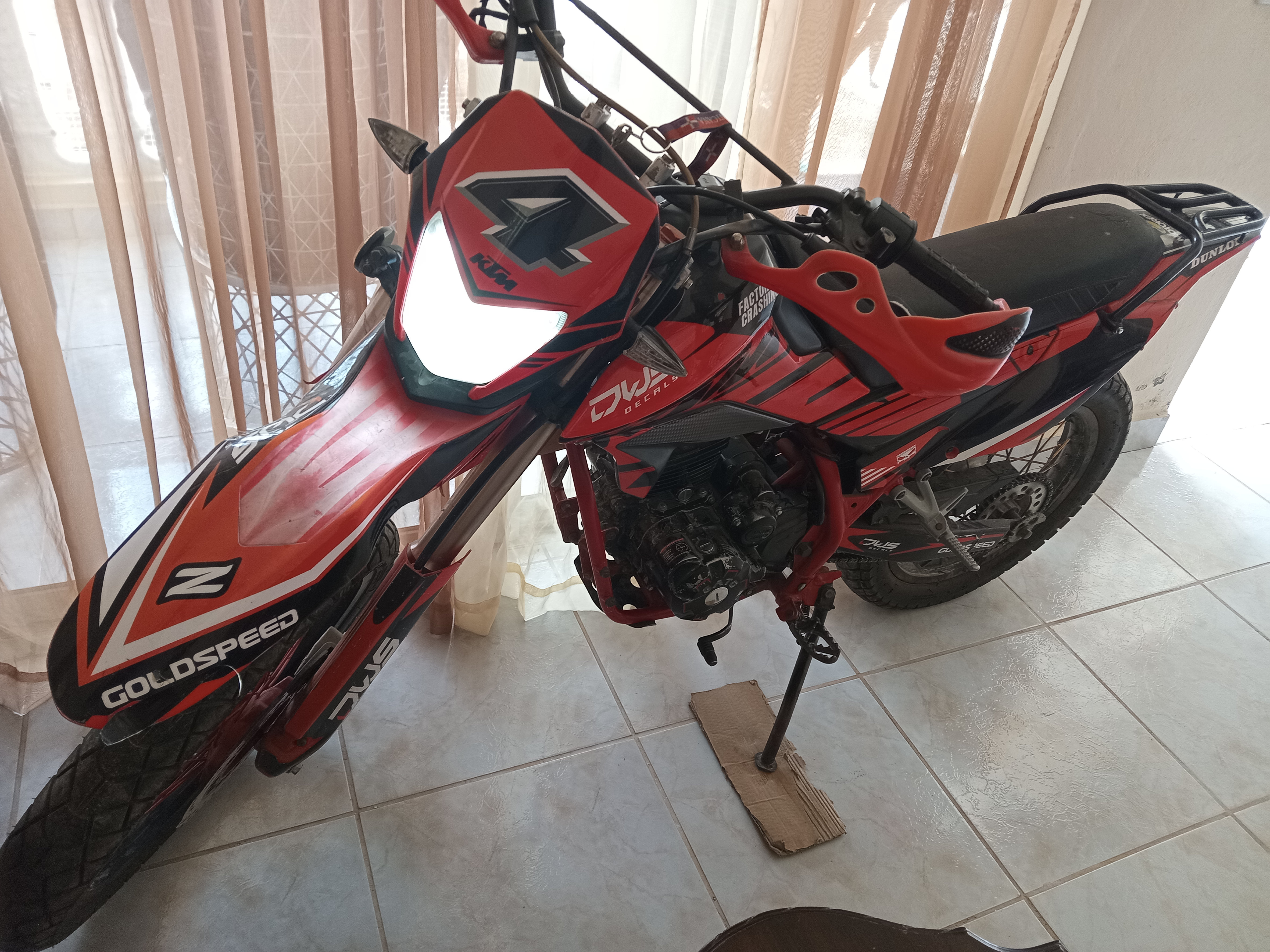 motores y pasolas - motor GY 250 super gato  0