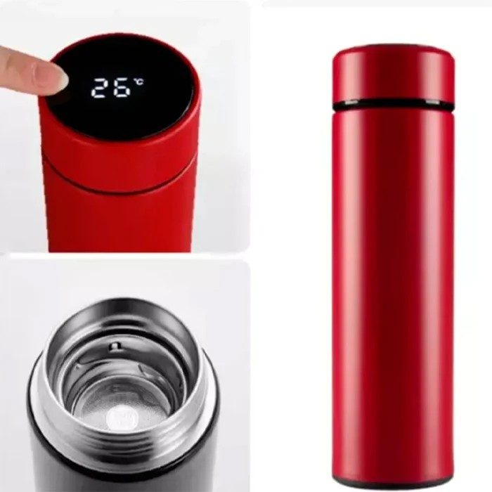 otros electronicos - Termo Inteligente de Acero Inoxidable Con Medidor De Temperatura 500 ML 3