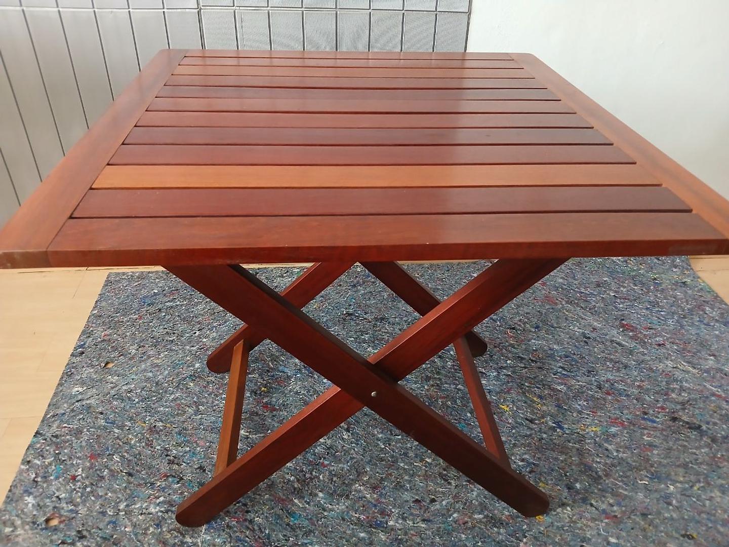 muebles y colchones - mesa plegable caoba 80x80 1
