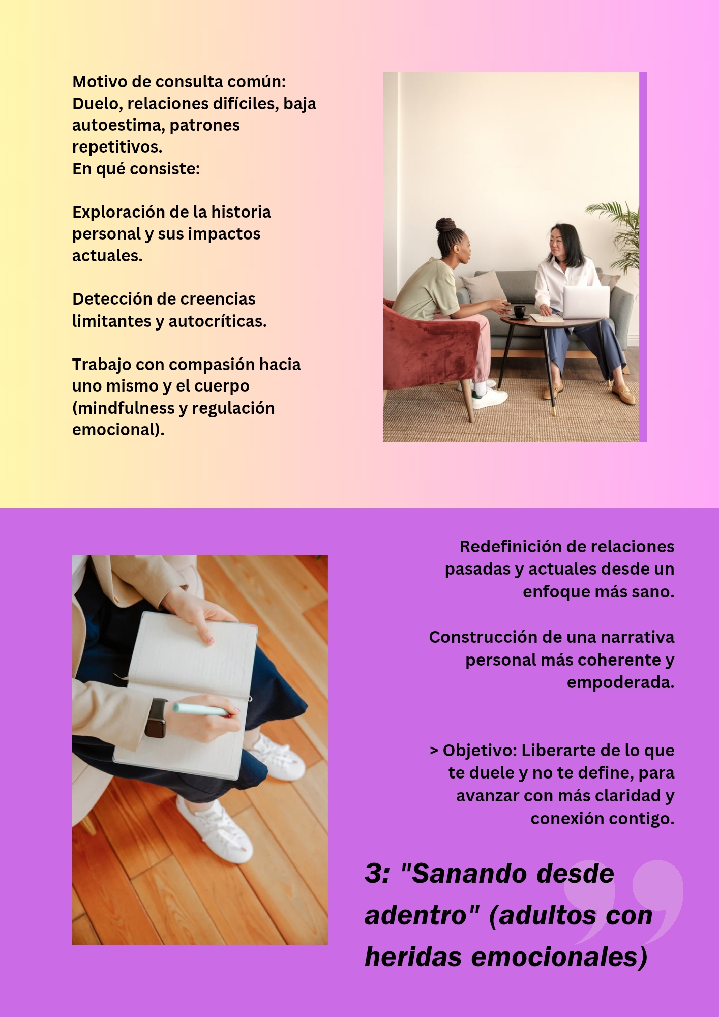 servicios profesionales - Consulta de psicología  2