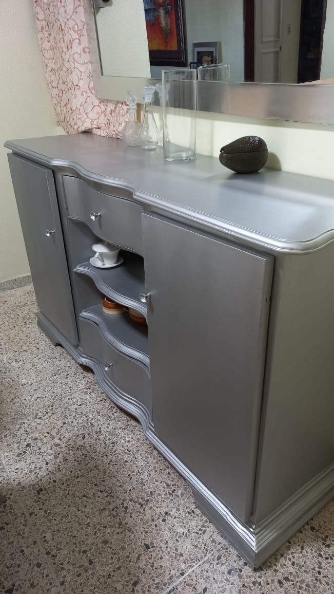 muebles y colchones - Hermosa Repisa grande de Madera Caoba.  2