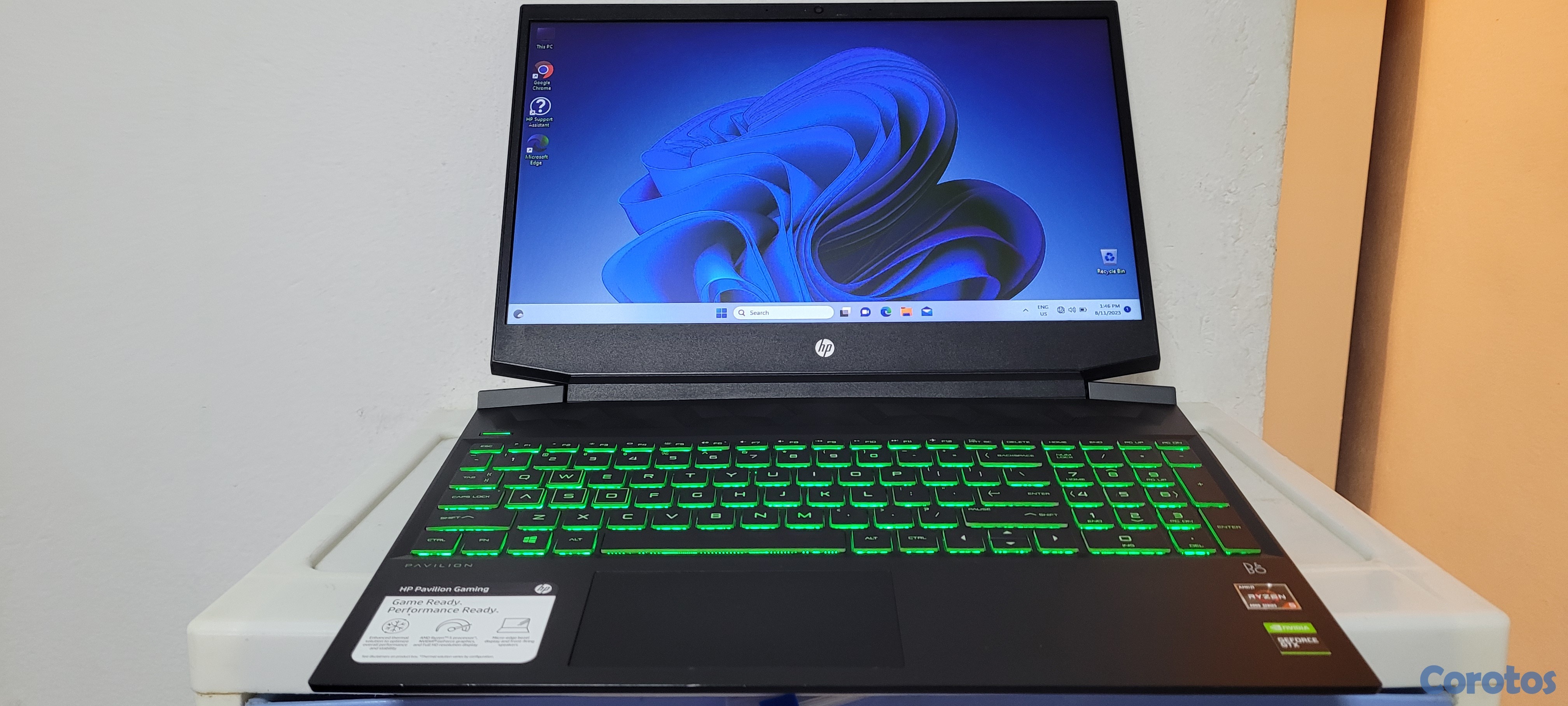 computadoras y laptops - laptop hp Gamer Core i5 8va Gen Ram 16gb Disco 1tb Solido Nvidea Gtx 1050Ti 4gb  1