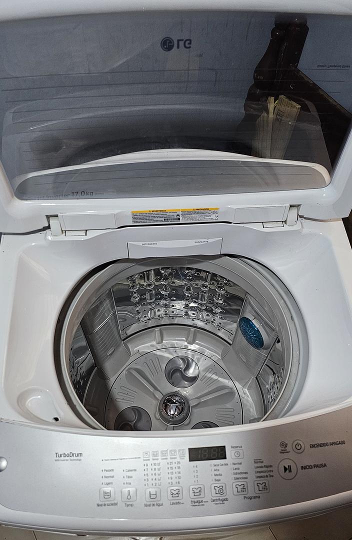 electrodomesticos - Lavadora LG Inverter 17KG 1