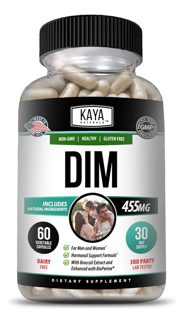 Salud y Equipamiento Médico - Kaya Naturals Dim Ultra (60 Cápsulas) | Suplemento Dim Para 0